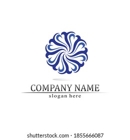Water drop Logo Template vector illustration design
