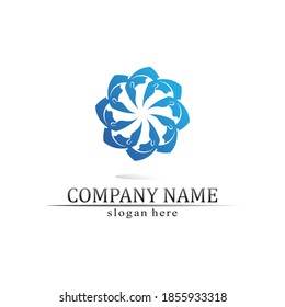 Water drop Logo Template vector illustration design