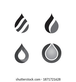 water drop Logo Template vector illustration design