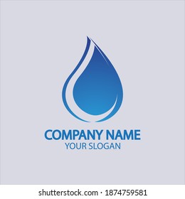 Water drop Logo Template vector illustration design