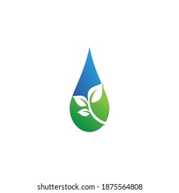 Water drop Logo Template vector illustration design