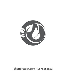 Water drop Logo Template vector illustration design
