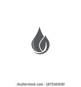 Water drop Logo Template vector illustration design