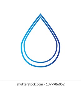water drop Logo Template vector illustration design