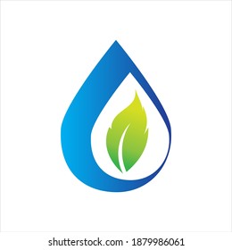 water drop Logo Template vector illustration design