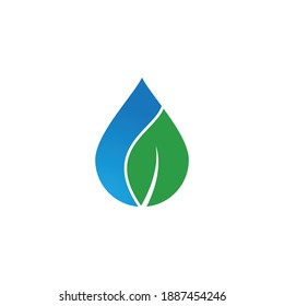 diseño de ilustraciones vectoriales de plantillas de logotipo de caída de agua