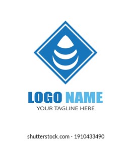 Water drop Logo Template vector illustration design