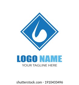 Water drop Logo Template vector illustration design