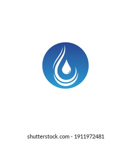 Water drop Logo Template vector illustration design
