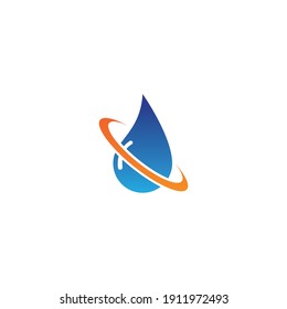 Water drop Logo Template vector illustration design