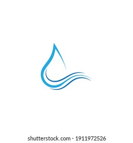 Water drop Logo Template vector illustration design