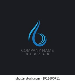 Water drop Logo Template vector illustration design