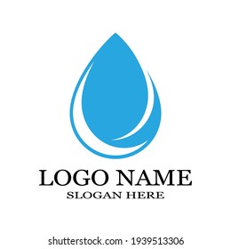 Water drop Logo Template vector illustration design