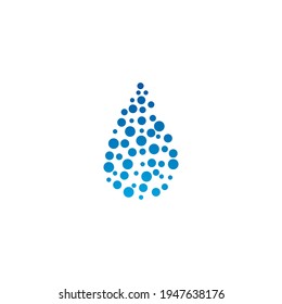 Water drop Logo template vector design