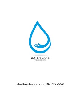 Water Drop Logo template vector icon illustration design 