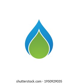 water drop Logo Template vector illustration design