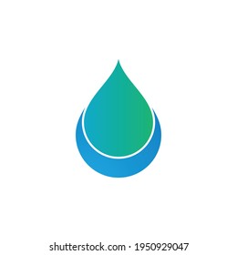 diseño de ilustraciones vectoriales de plantillas de logotipo de caída de agua