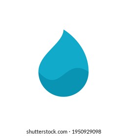 diseño de ilustraciones vectoriales de plantillas de logotipo de caída de agua