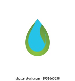 Water drop Logo Template vector illustration design