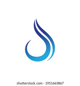 Water drop Logo Template vector illustration design