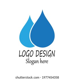 Water drop Logo Template vector illustration design