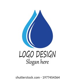 Water drop Logo Template vector illustration design