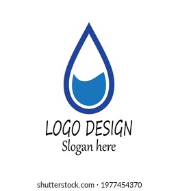 Water drop Logo Template vector illustration design