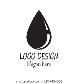 Water drop Logo Template vector illustration design