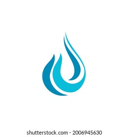 Water drop Logo Template vector illustration design