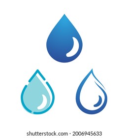 Water drop Logo Template vector illustration design