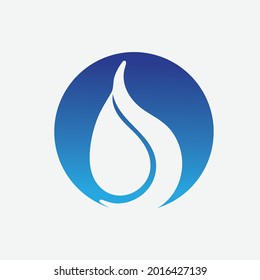 Water drop Logo Template vector illustration design