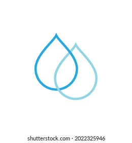 water drop Logo Template vector illustration design