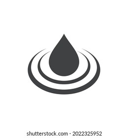 water drop Logo Template vector illustration design