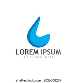 Water drop Logo Template vector illustration design