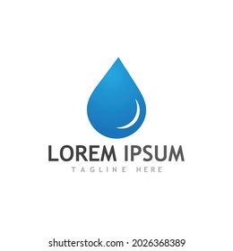 Water drop Logo Template vector illustration design