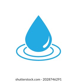 Water drop Logo template vector design