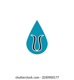 water drop Logo Template vector illustration design