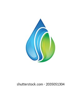 Diseño de ilustraciones vectoriales de plantillas de logotipos de caídas de agua