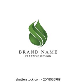 Water drop Logo Template vector illustration design