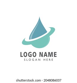 Water drop Logo Template vector illustration design