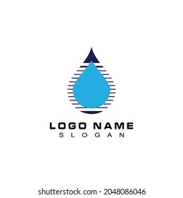 Water drop Logo Template vector illustration design
