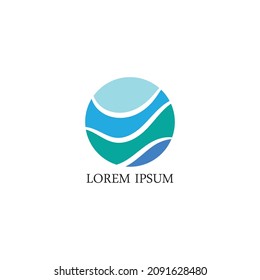 Water drop Logo Template vector illustration design