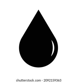 Diseño de ilustración vectorial de la plantilla de logotipo de caída de agua. Pasos 10