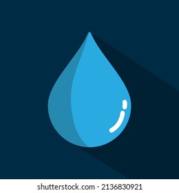 Water drop, Logo Template vector illustration design, isolated on background