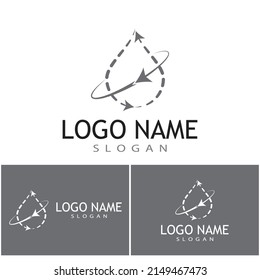 Diseño de ilustraciones vectoriales de plantillas de logotipos de caídas de agua
