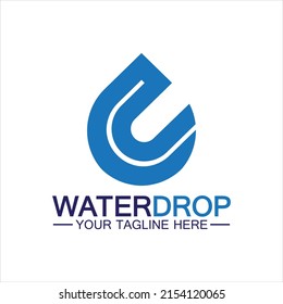 Water drop Logo Template vector illustration design