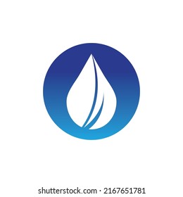 Diseño de ilustraciones vectoriales de plantillas de logotipos de caídas de agua