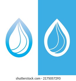 Water drop logo template vector illustration design