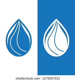 Water drop logo template vector illustration design