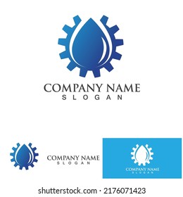 Water drop Logo Template vector illustration design